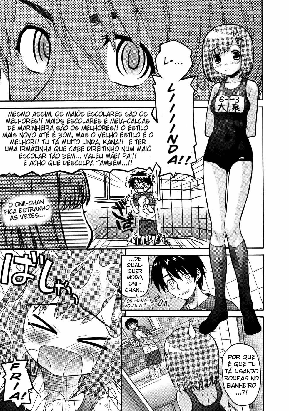 [Saegusa Kohaku] Onegai Sister 2 [Portuguese-BR] {Tojara Dark} page 3 full
