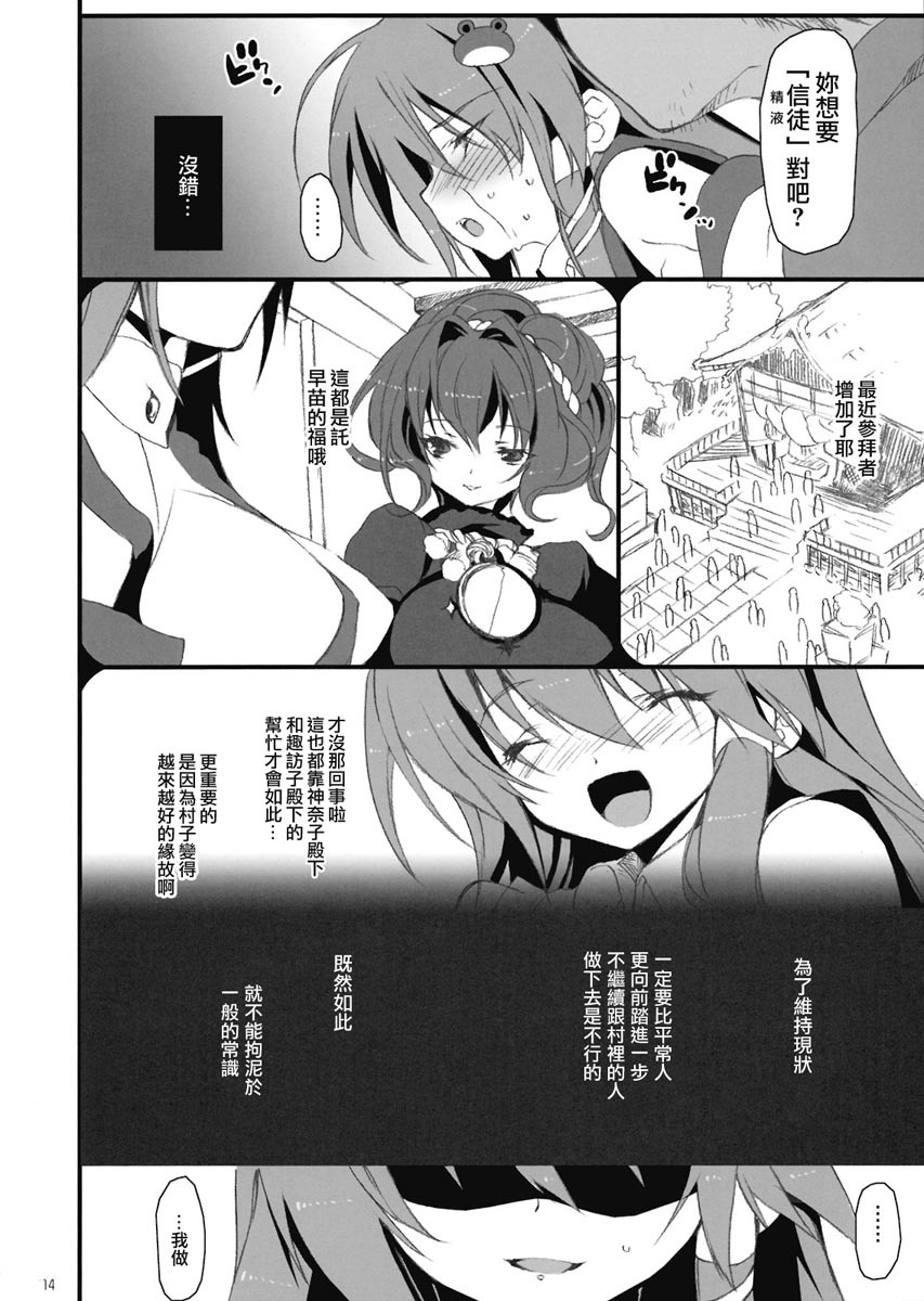 (Reitaisai 6) [super:nova (Yukimachi Tounosuke)] Yume Milksuri Zenpen (Touhou Project) [Chinese] {k島漢化} page 14 full