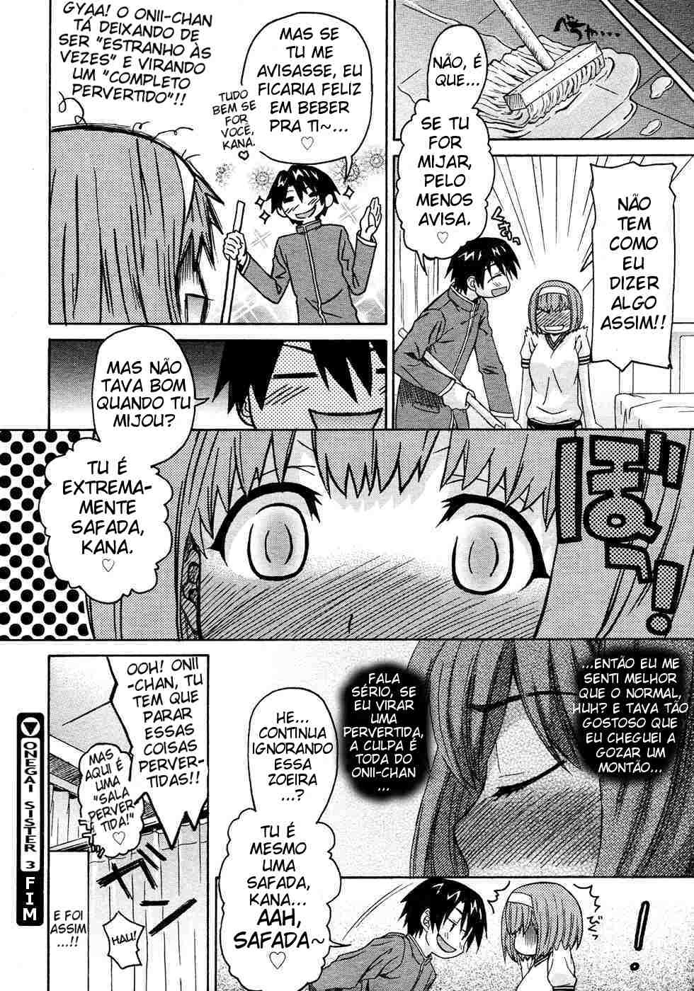 [Saegusa Kohaku] Onegai Sister 3 [Portuguese-BR] {Tojara Dark} page 19 full