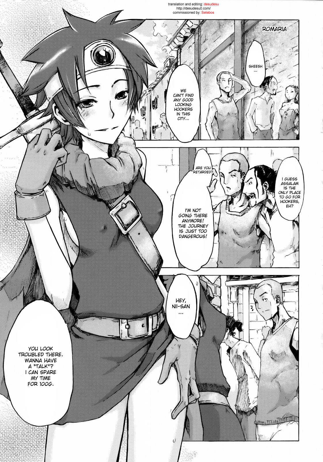 (C74) [Da Hootch (ShindoL)] Onna Yuusha Hitori Tabi | The Female Hero's Lone Journey (Dragon Quest III) [English] [desudesu] page 5 full