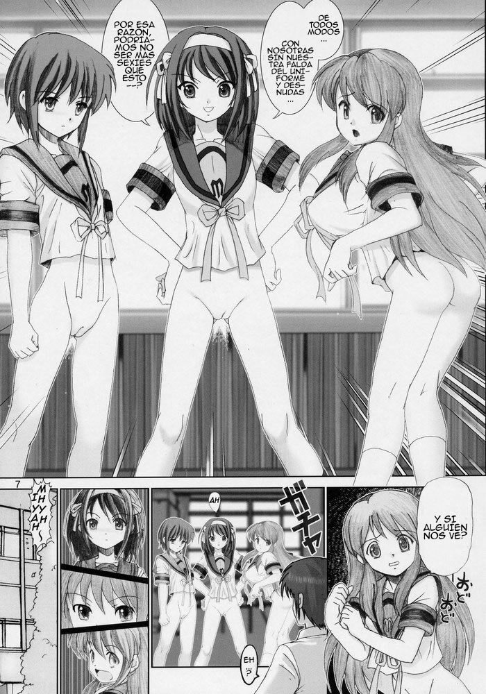 [Raijinkai (Haruki Genia)] Migurui 2 - Ryoumiya Haruhi no Soushitsu | La Perdida de Haruhi (The Melancholy of Haruhi Suzumiya) [Spanish] page 7 full