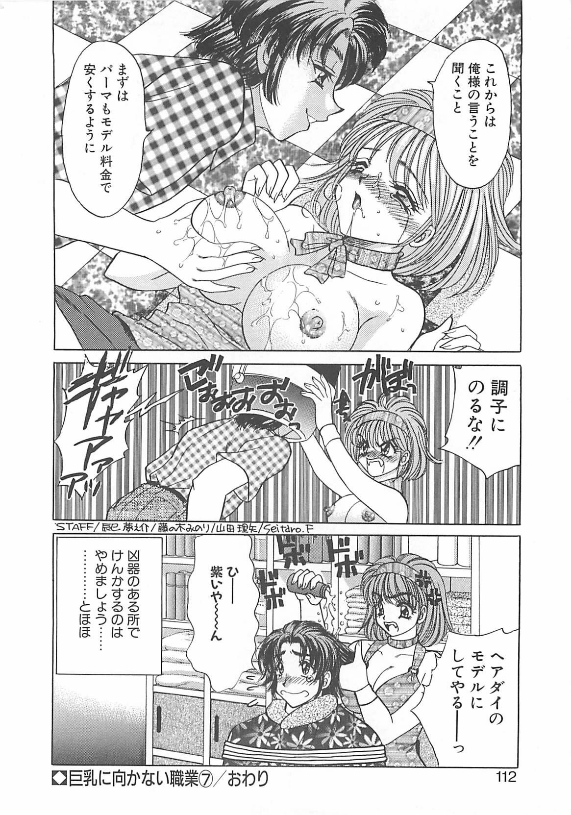 [Nekojima Lei] Kyonyuu ni Mukanai Shokugyou - not Suited be Occupation page 111 full