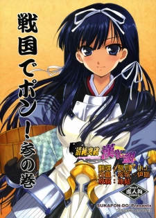 (C73) [SUKAPON-DO (Kagawa Tomonobu, Yano Takumi)] Sengoku de Pon! San no Maki (Sengoku Rance) [Chinese] [清純突破漢化]