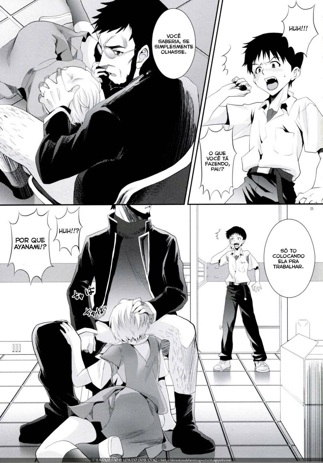 (C76) [Koakuma Sageha (Sage Joh)] ERO Shuurai Ayanami Rei no Baai (Neon Genesis Evangelion) [Portuguese-BR] [DHG] page 4 full
