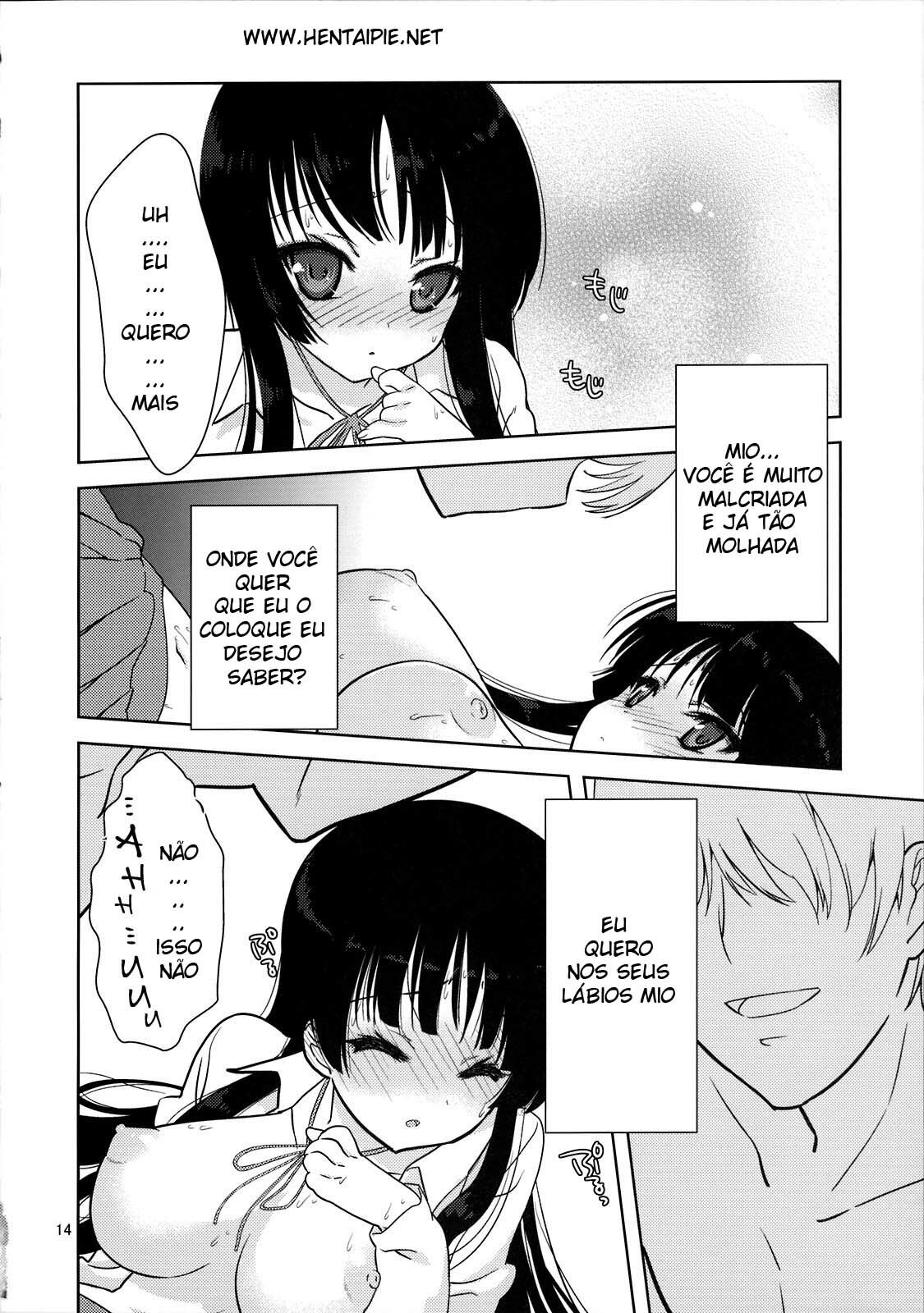 (C76) [Nama Cream Biyori (Nanase Meruchi)] Mio-tan! (K-ON!) [Portuguese-BR] [Hentai Pie] page 13 full
