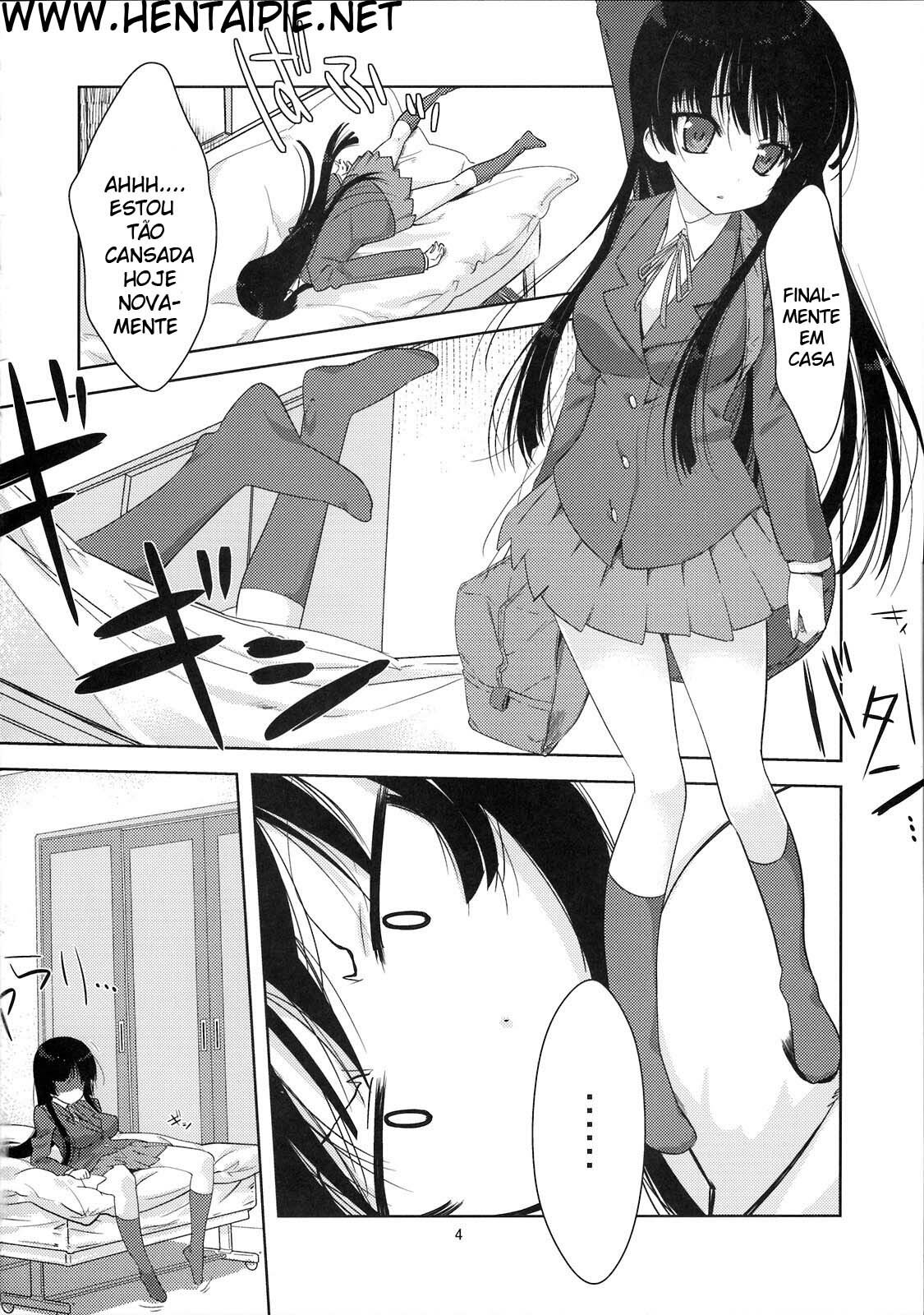 (C76) [Nama Cream Biyori (Nanase Meruchi)] Mio-tan! (K-ON!) [Portuguese-BR] [Hentai Pie] page 3 full
