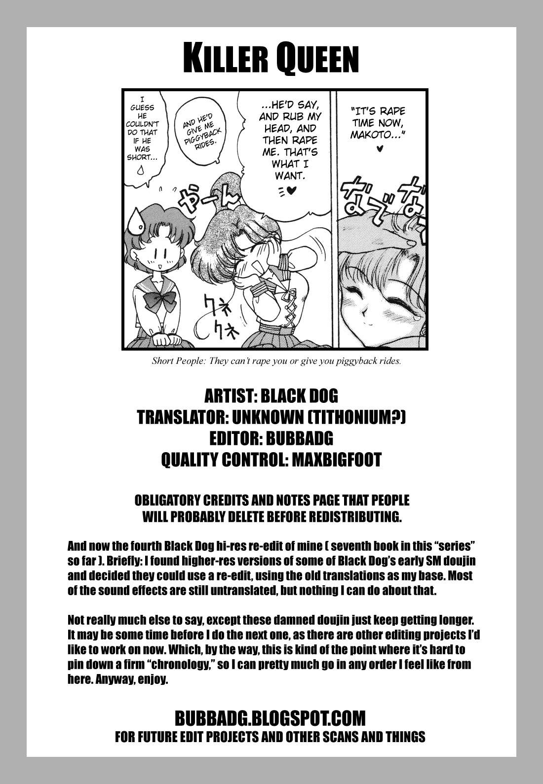(C49) [Black Dog (Kuroinu Juu)] Killer Queen (Bishoujo Senshi Sailor Moon) [English] page 81 full