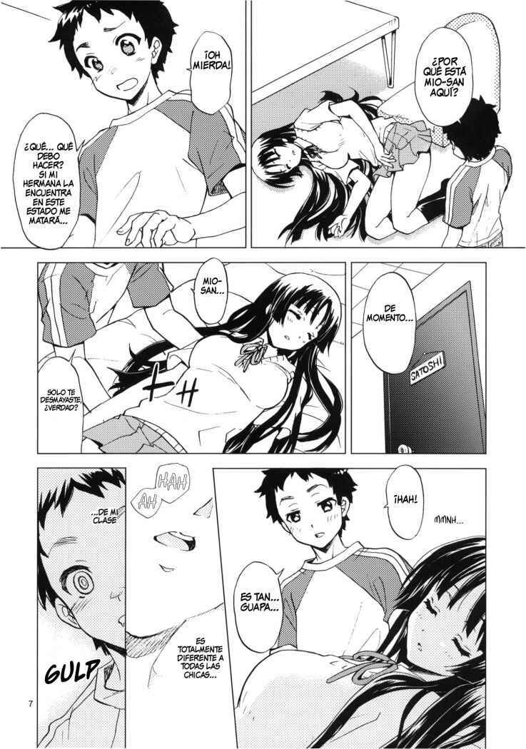 (C76) [SUKAPON-DO (Kagawa Tomonobu, Yano Takumi)] Lazy Summer (K-ON!) [Spanish] page 6 full