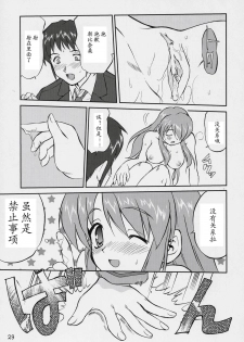 (C70) [Takotsuboya (TK)] Suzumiya Haruhi no Fukujyu (The Melancholy of Haruhi Suzumiya) [Chinese] - page 28