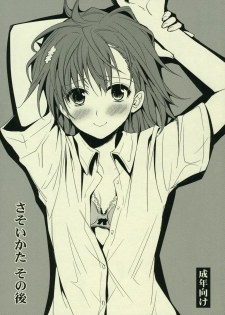 (C77) [Takumi na Muchi] Sasoikata Sonogo (Toaru Kagaku no Railgun)