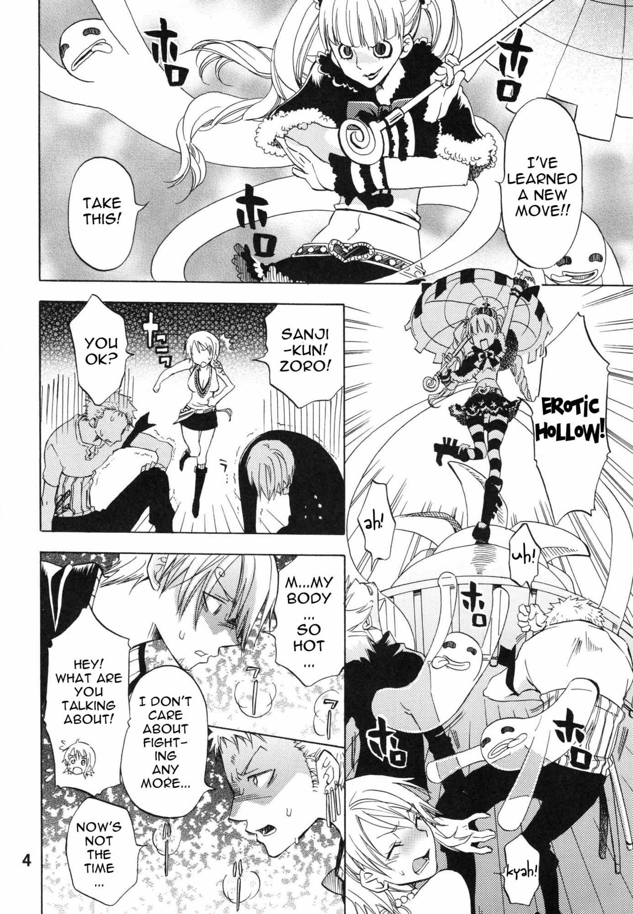 (C74) [Kurione-sha (YU-RI)] Nami-chan to mou 1kai! | Nami-chan in... One More Time! (One Piece) [English] {doujin-moe.us} page 3 full
