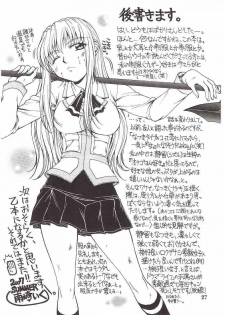 (C72) [Doro Panda TOURS (Minamizaki Iku)] Houkago Dulce (My-HiME) - page 26