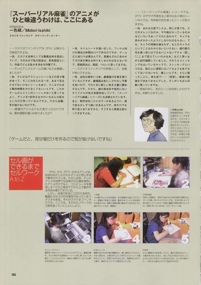 Super Real Mahjong Visual Fan Book Perfect Collection page 166 full