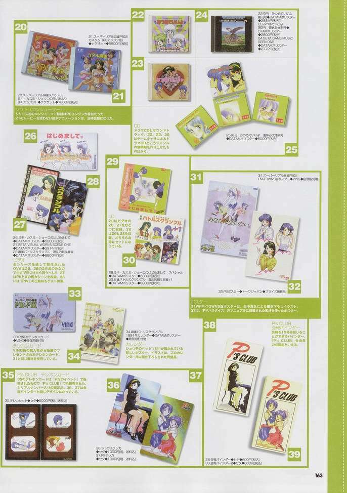 Super Real Mahjong Visual Fan Book Perfect Collection page 177 full