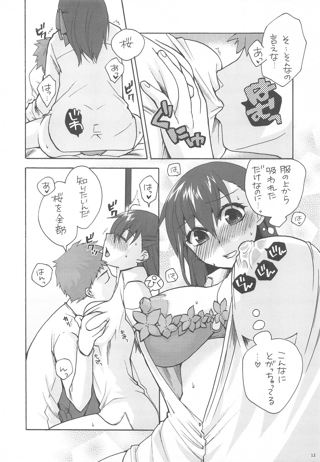 (C77) [TRIP SPIDER (niwacho)] Hitohira (Fate/stay night) page 12 full