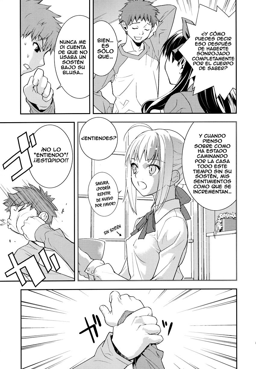 (C74) [Hapoi-dokoro (Okazaki Takeshi)] Claim (Fate/stay night) [Spanish] [TCF] page 8 full