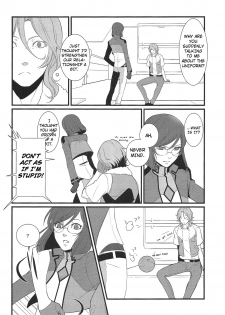 (C75) [5minutes later (Arimura)] Seifuku Sugata de Ichibanchuu - During the night in uniform! (Gundam 00) [English] - page 5