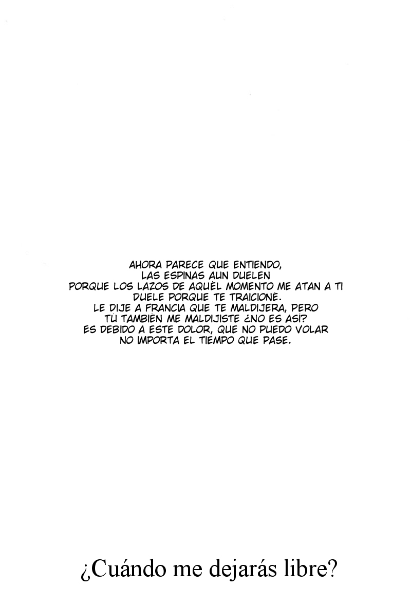 [TOP SECRET (Akatsuki Keiko)] Tobenai Tori to Toge no Hana - Earthbound bird and flower of thorn (Axis Powers Hetalia) [Spanish] [Mirus Mayhem] page 41 full
