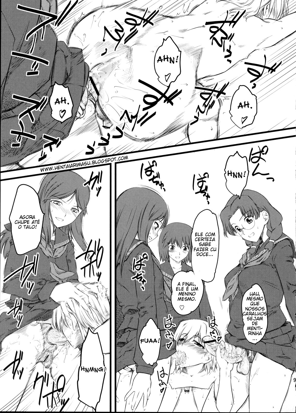 (C75) [Hi-PER PINCH (clover)] Naburi x2 [Portuguese-BR] [Hentai Arimasu] page 8 full