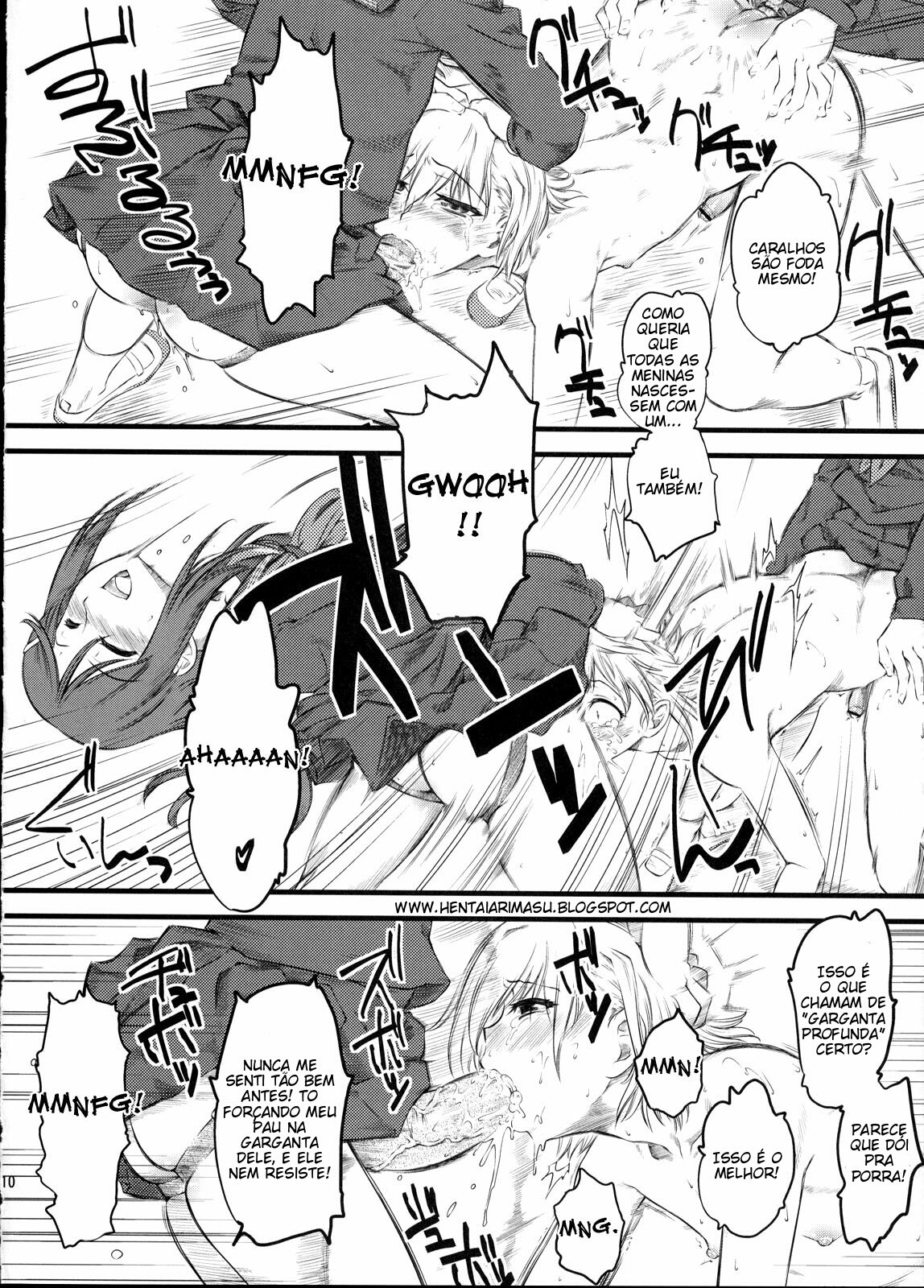 (C75) [Hi-PER PINCH (clover)] Naburi x2 [Portuguese-BR] [Hentai Arimasu] page 9 full