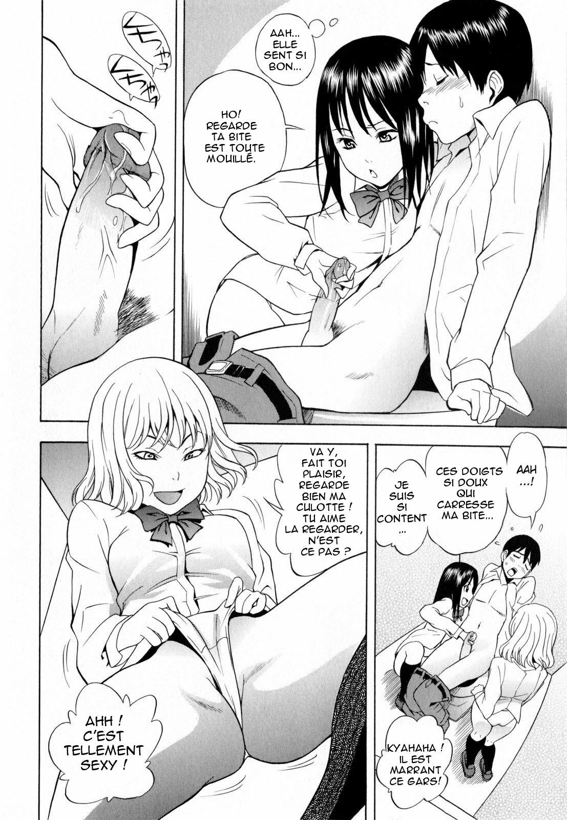 [Shiden Akira] Panchira Ero Tenshi | Naughty Upskirt Angels (COMIC Masyo 2010-03) [French] [Booth] [Decensored] page 15 full