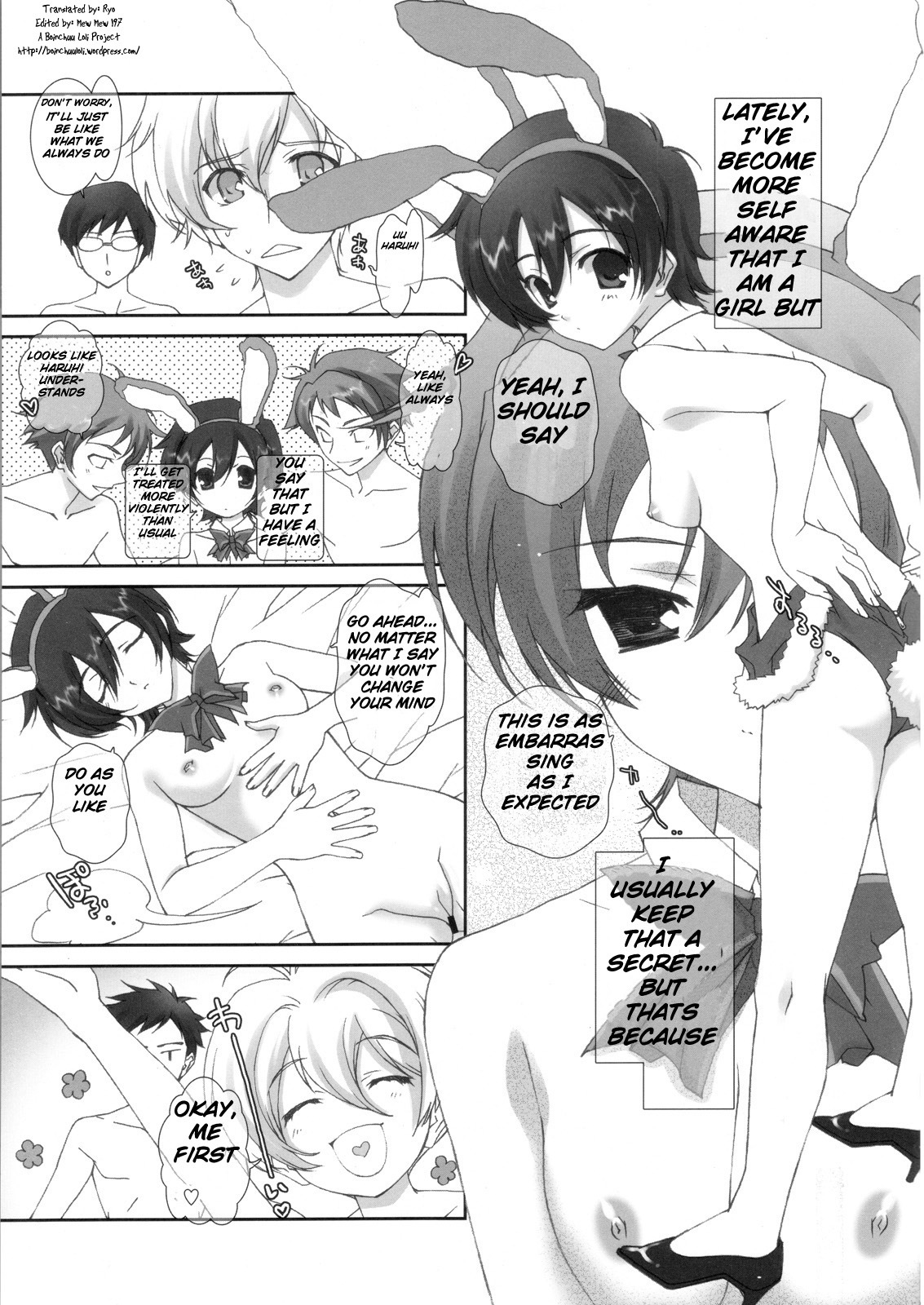 (SC33) [Renai Mangaka (Naruse Hirofumi)] Ouran Koukou Host-bu Himitsu Club (Ouran High School Host Club) [English] {Boinchuuloli} page 4 full
