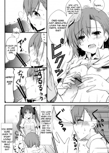 [Takemoto Seisaku Iinkai (Chakayama Tokoroten)] Are o tsukau wa Onee-sama! | I Like Using Onee-sama! (Toaru Kagaku no Railgun) [English] [DeliciousYuriTears] - page 12