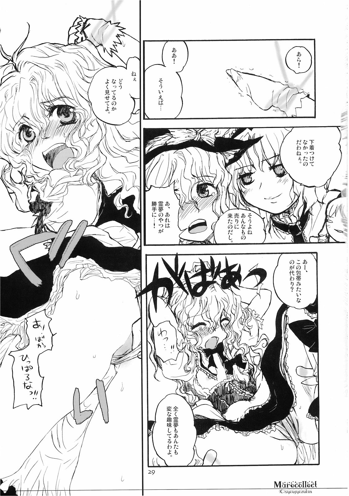 (C74) [Shoujo Zukin (Hatomugi Munmun)] Marecollect (Touhou Project) page 29 full