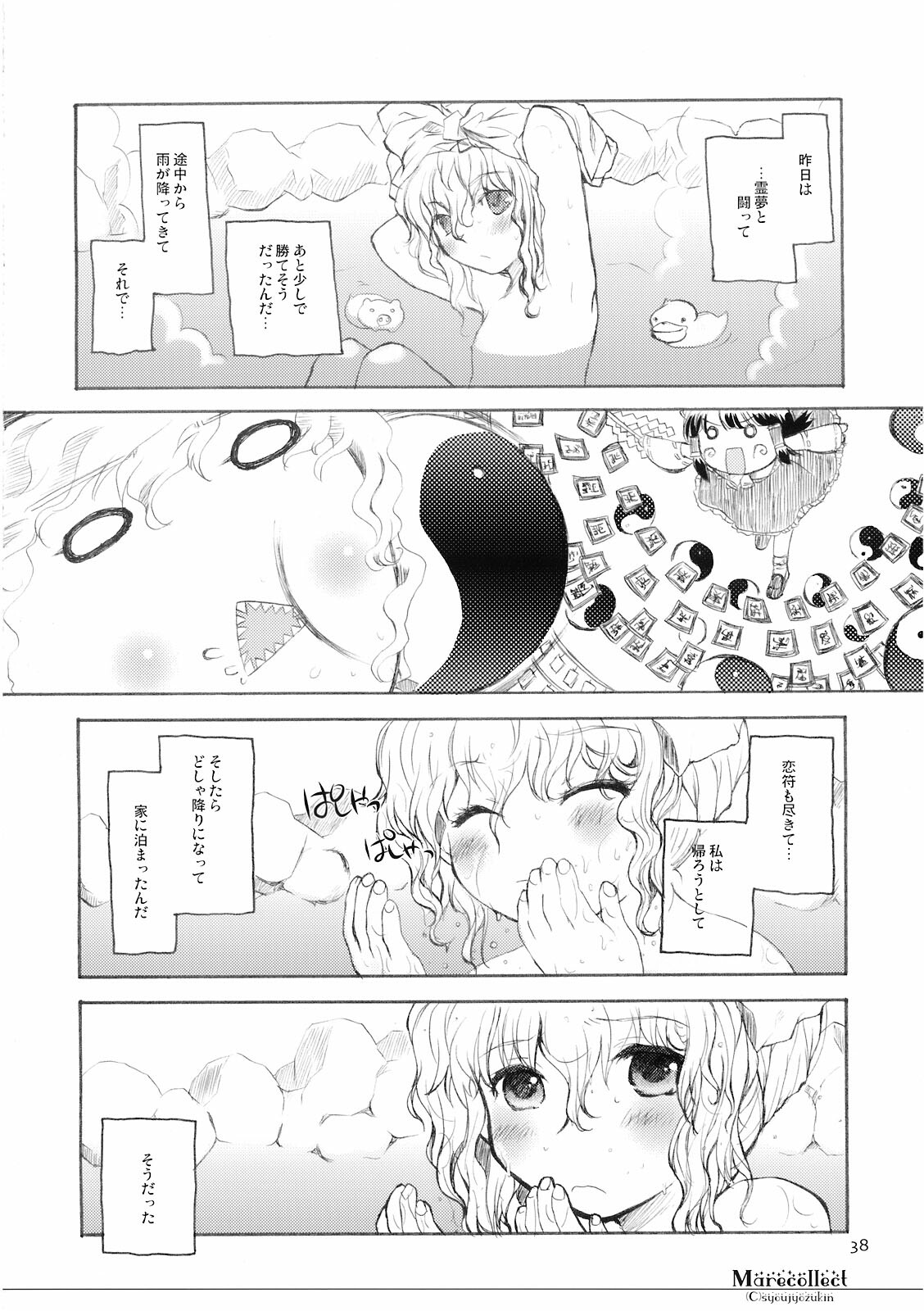 (C74) [Shoujo Zukin (Hatomugi Munmun)] Marecollect (Touhou Project) page 38 full
