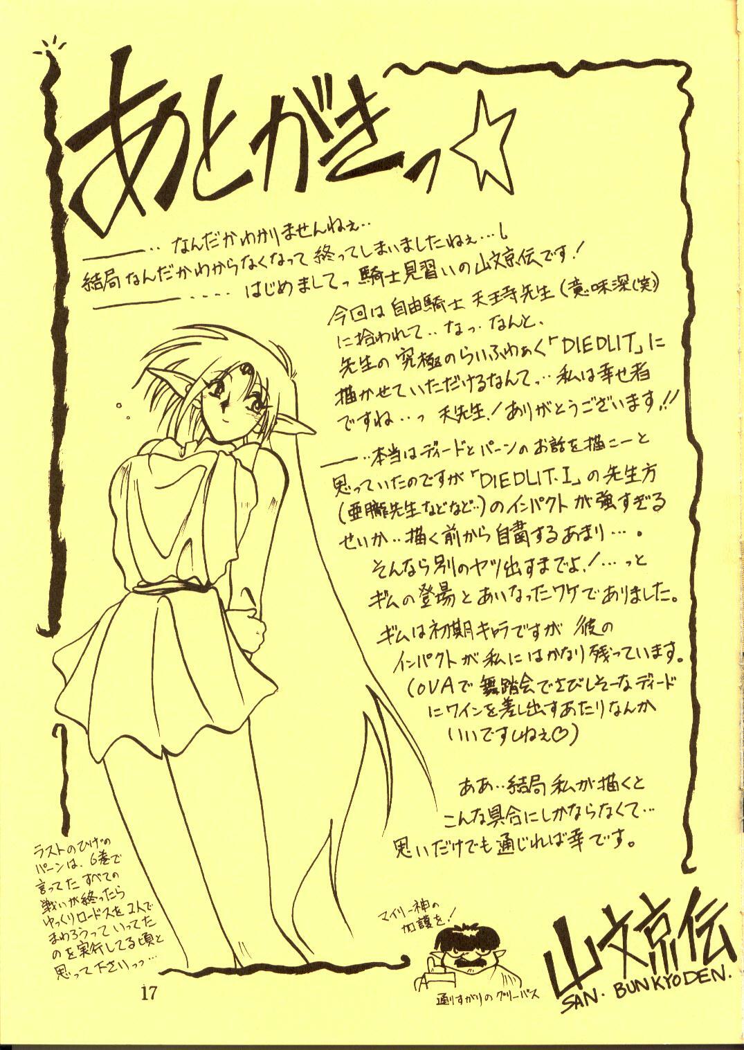 [Waku Waku Doubutsuen, Neko Apron (Various)] DIEDLIT 2 (Record of Lodoss War) page 16 full