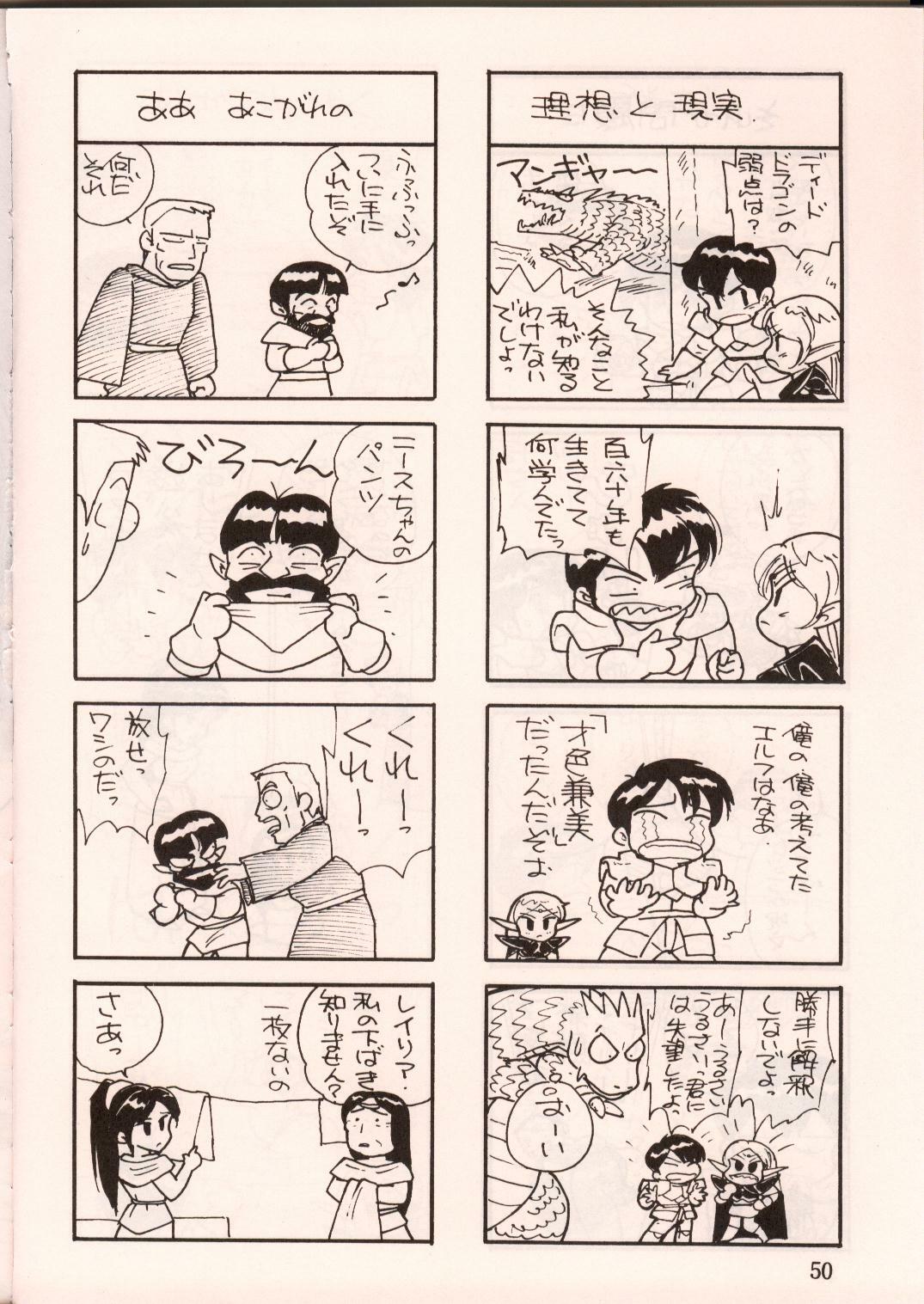 [Waku Waku Doubutsuen, Neko Apron (Various)] DIEDLIT 2 (Record of Lodoss War) page 49 full
