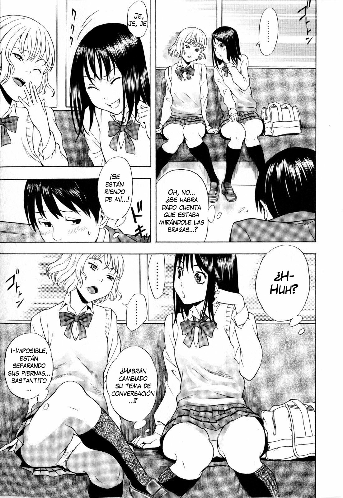 [Shiden Akira] Panchira Ero Tenshi | Perversos ángeles exhibicionistas (COMIC Masyo 2010-03) [Spanish] [Happy HappoFansub] [Decensored] page 5 full