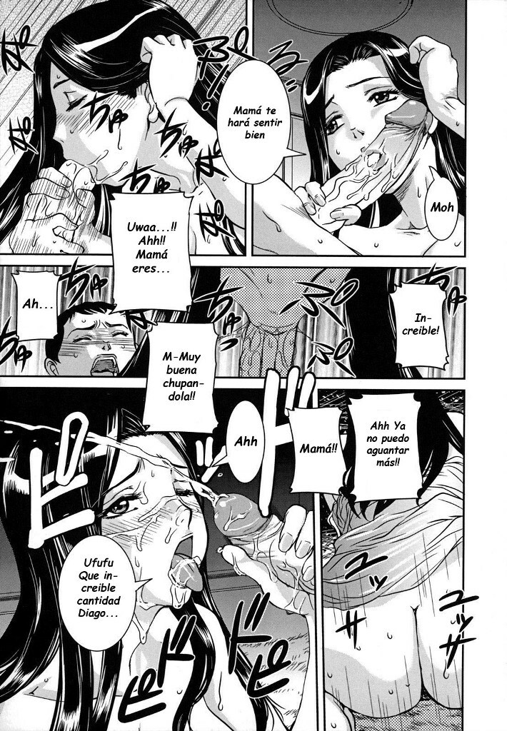 [Uchida Koneri] Mama wa Fellatio Bijin!! | Mama Is A Fellatio Beauty (Tadareta Boshi no Himitsu) [Spanish] [Varkatza5666] page 15 full
