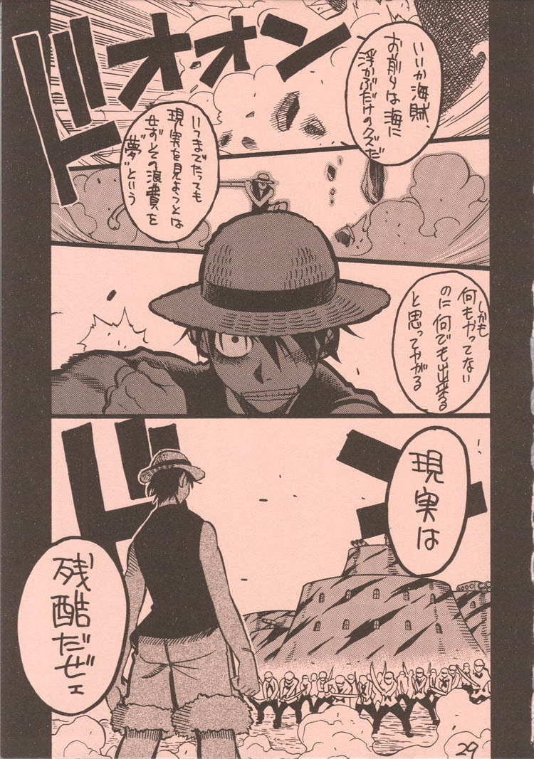 (C62) [GUY-YA (Hirano Kouta)] UFO 2000 (One Piece) page 28 full