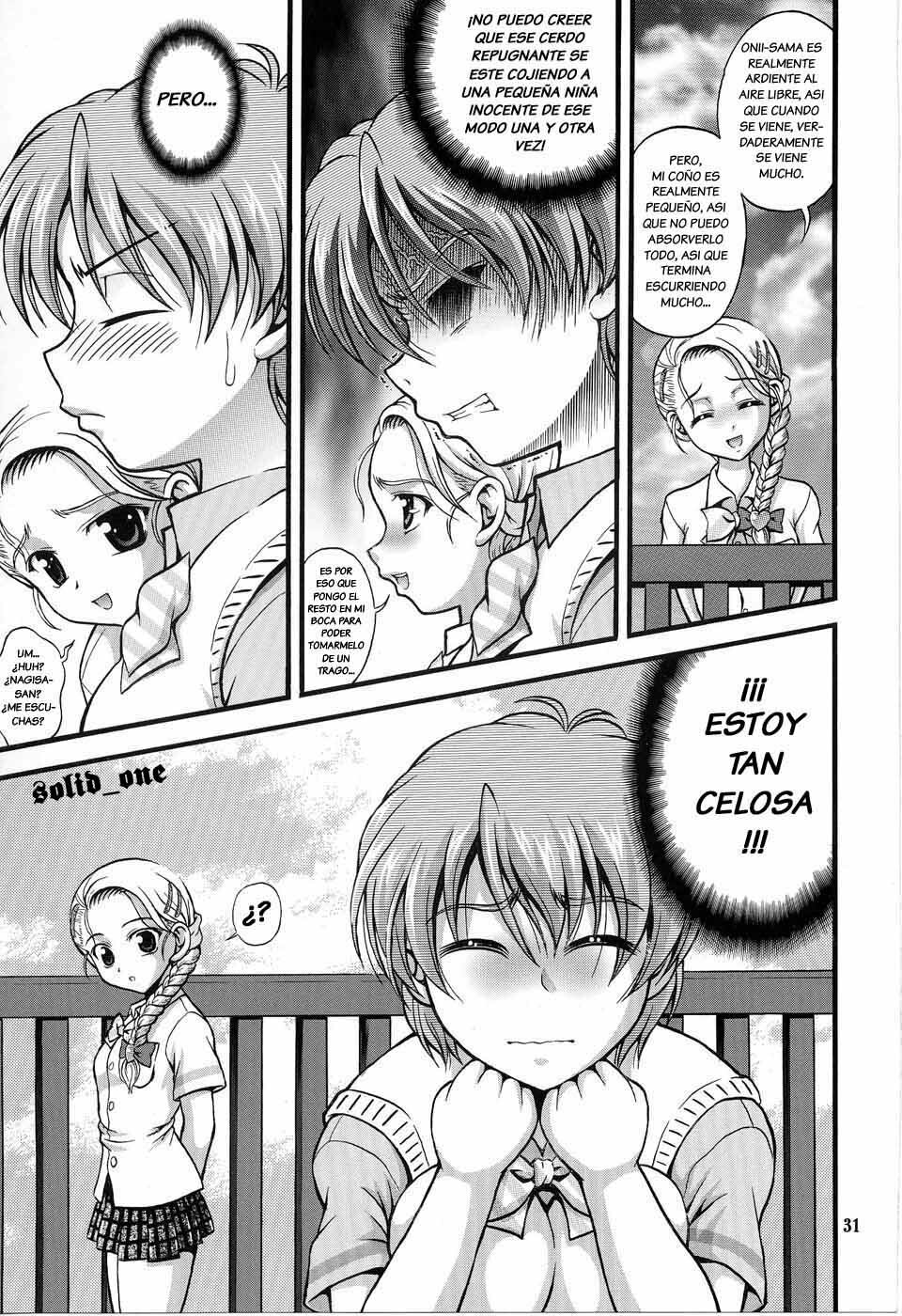(C70) [Kuroyuki (Kakyouin Chiroru)] Milk Hunters 5 (Futari wa Precure) [Spanish] [solid_one] page 29 full