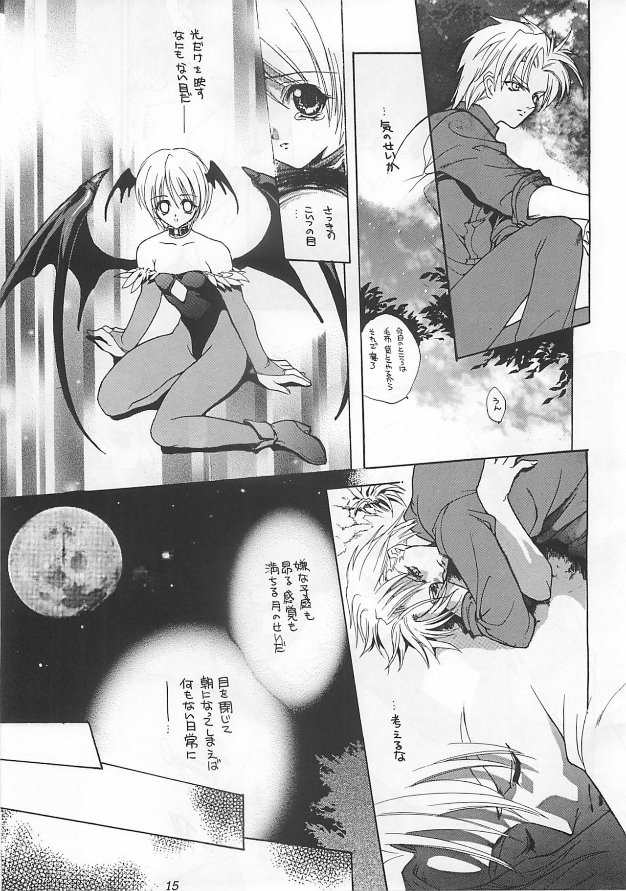 [Hanzai Tengoku (Hasei Agana)] Shinshoku (Darkstalkers) page 14 full