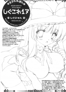 (Comic1☆4) [Shigunyan] Shigukore 17 (Copy shi)