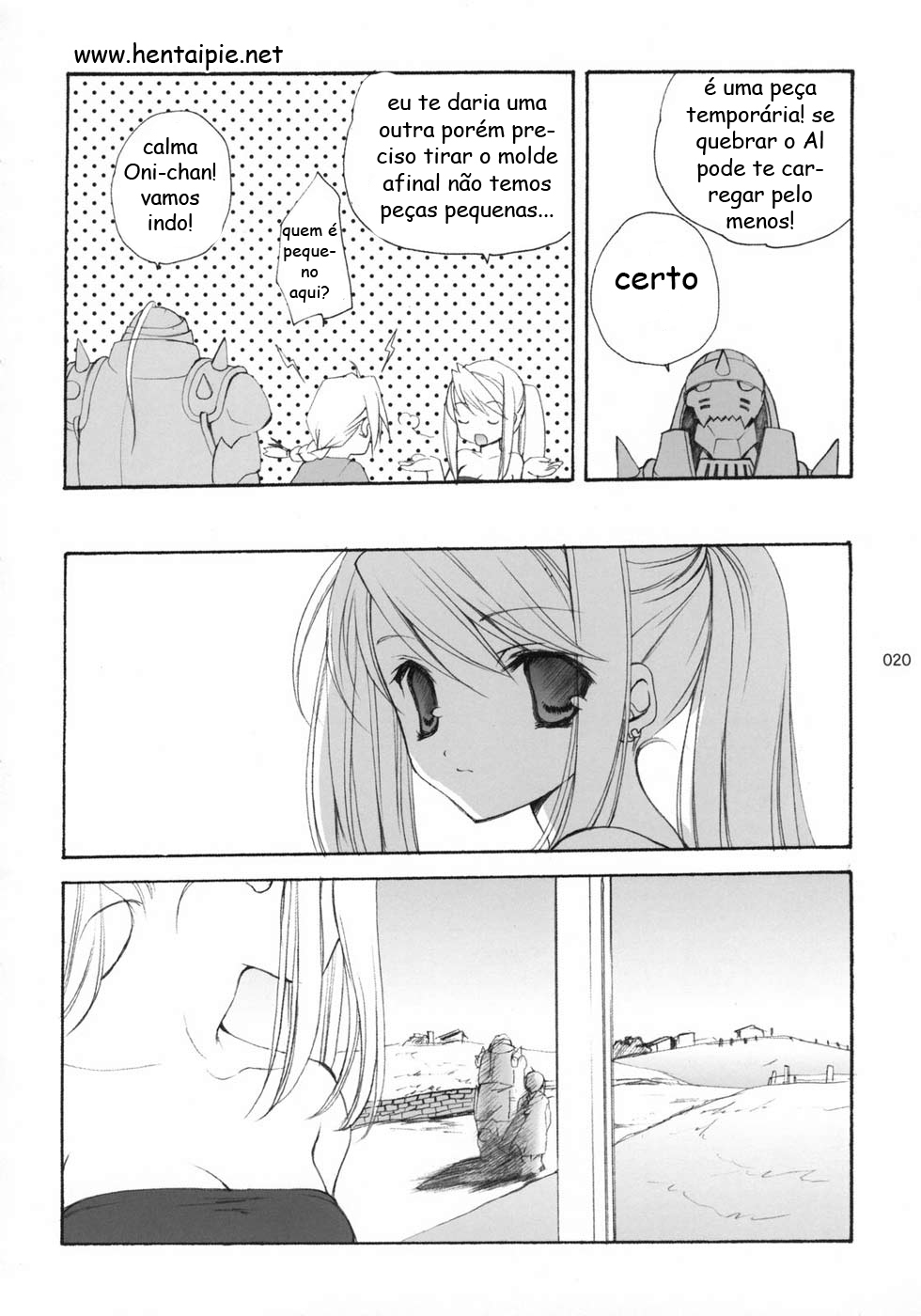 (C65) [Kyougetsutei (Miyashita Miki)] Hagane no XXXX (Fullmetal Alchemist) [Portuguese-BR] [HentaiPie] [Decensored] page 19 full