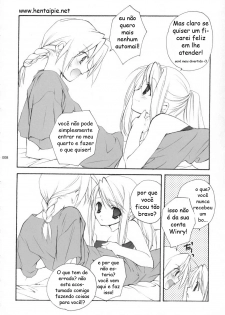 (C65) [Kyougetsutei (Miyashita Miki)] Hagane no XXXX (Fullmetal Alchemist) [Portuguese-BR] [HentaiPie] [Decensored] - page 7