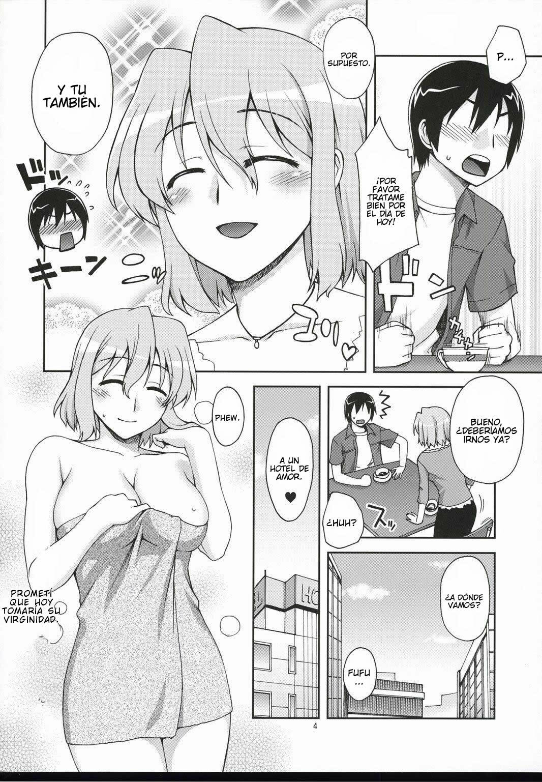 [KABAYAKIYA (Unagimaru)] Hito Zuma (Lucky Star) [Spanish] [Javiert239] page 4 full