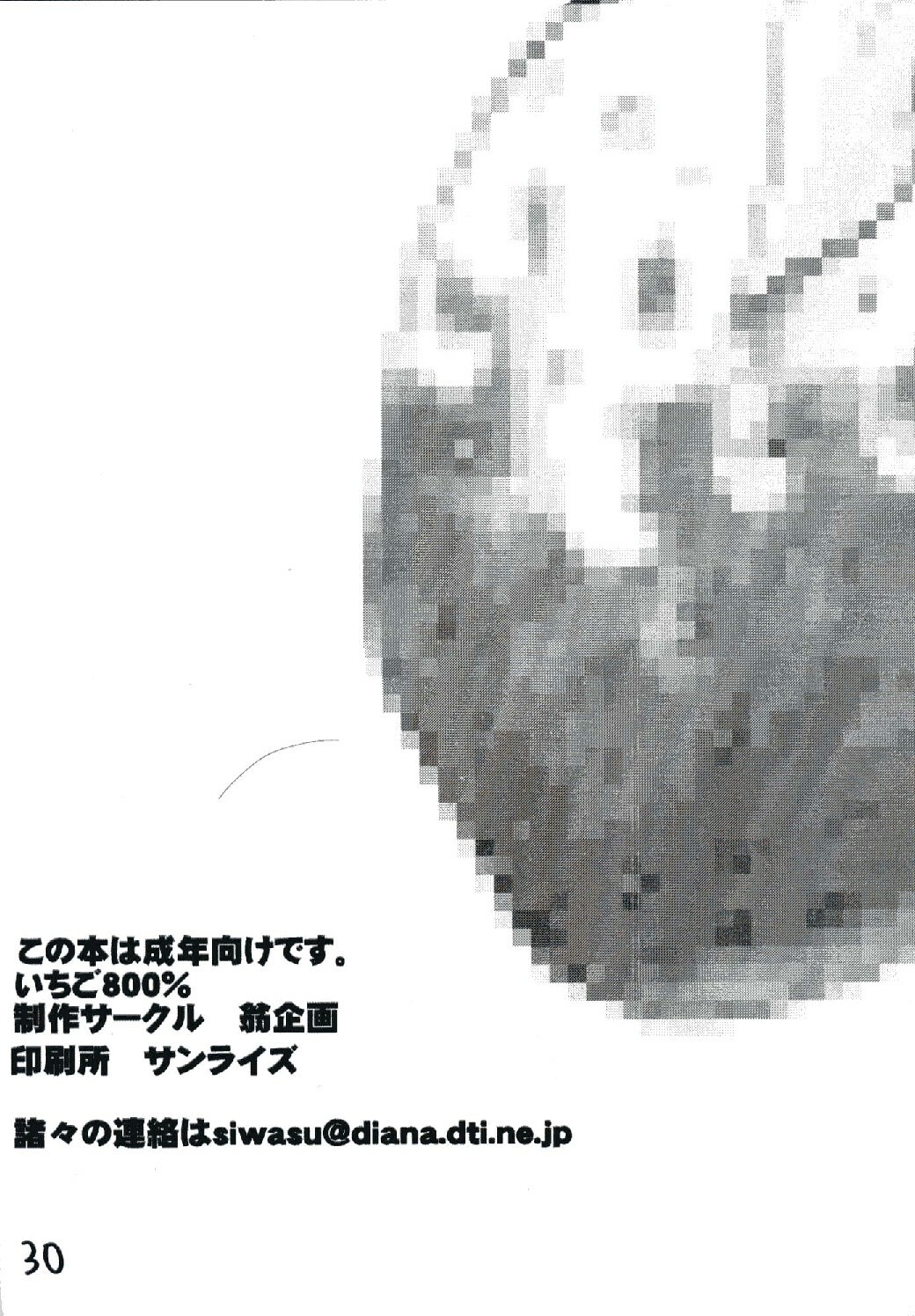 (SC21) [Okina Keikaku (Shiwasu no Okina)] Ichigo 800% (Ichigo 100%) page 29 full