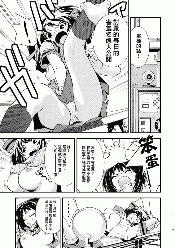 (C72) [Hapoi-Dokoro (Okazaki Takeshi)] Anomaly 0 (The Melancholy of Haruhi Suzumiya) [Chinese] [萌文化研究社漢化] page 10 full