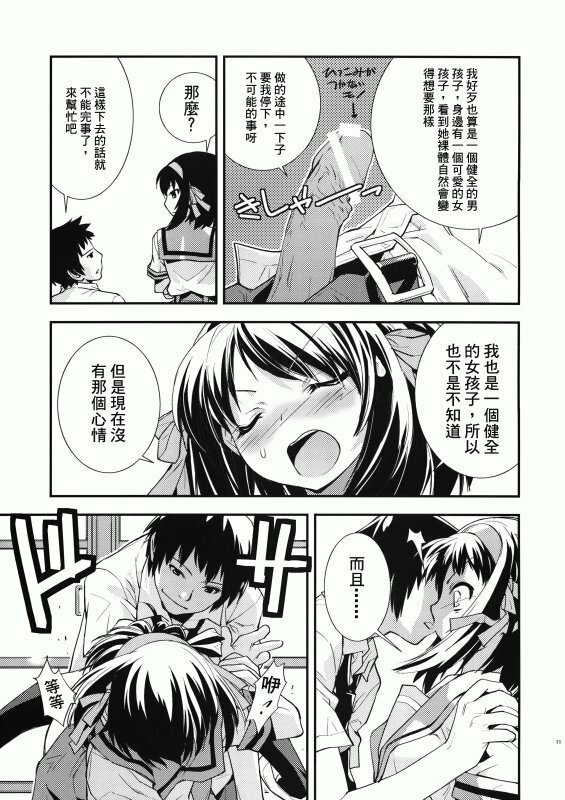 (C72) [Hapoi-Dokoro (Okazaki Takeshi)] Anomaly 0 (The Melancholy of Haruhi Suzumiya) [Chinese] [萌文化研究社漢化] page 8 full