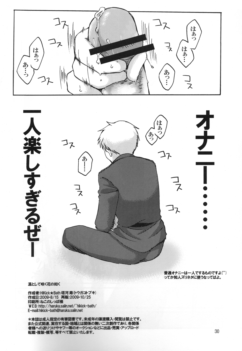 [HiKick Bath (Touga Kotobuki)] Rin toshite Saku Hana no Gotoku (Axis Powers Hetalia) [2009-10-25] page 30 full