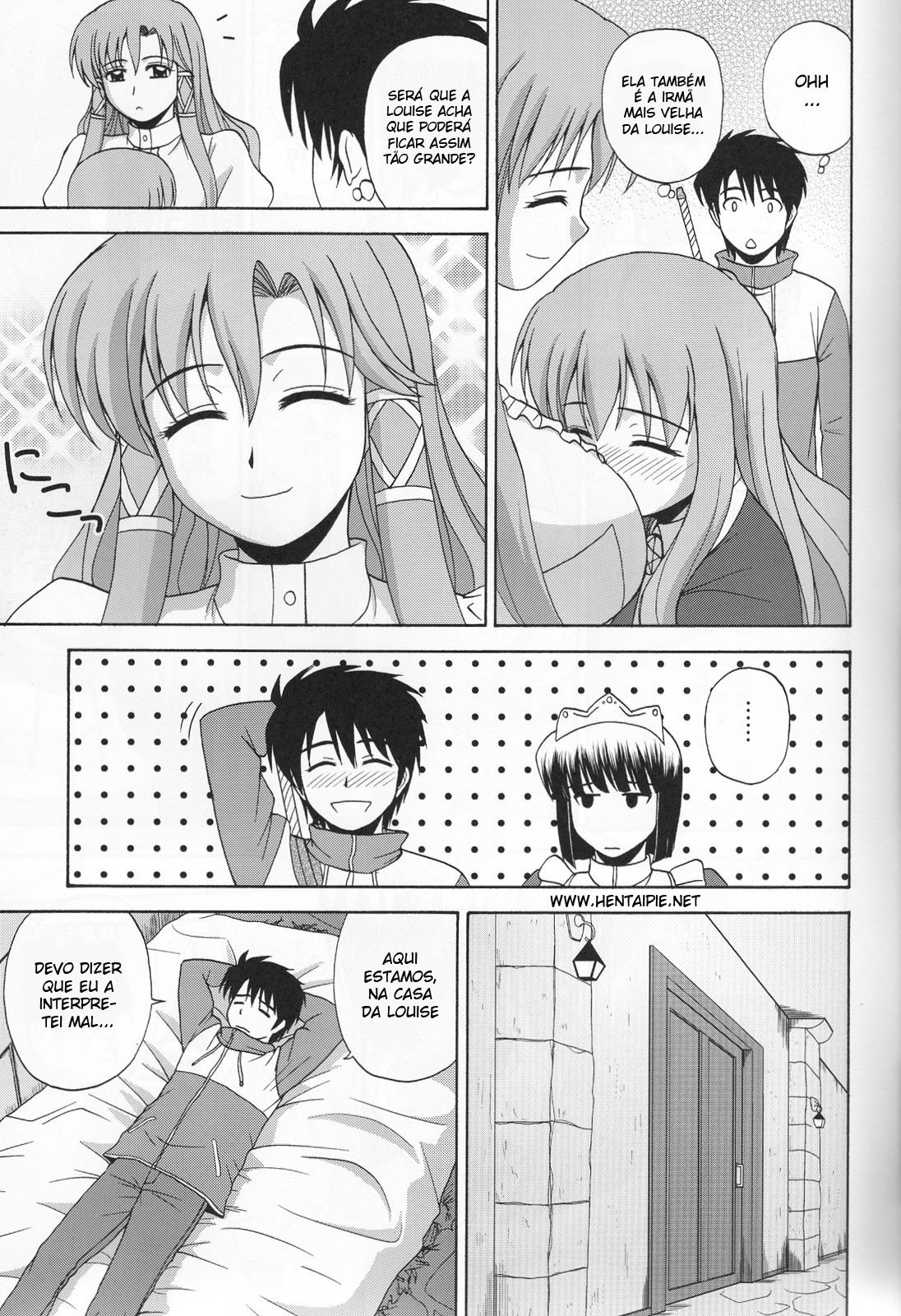 (C76) [G-SCAN CORP. (Satou Chagashi)] Le beau maitre 6 (Zero no Tsukaima) [Portuguese-BR] [HentaiPie] page 4 full
