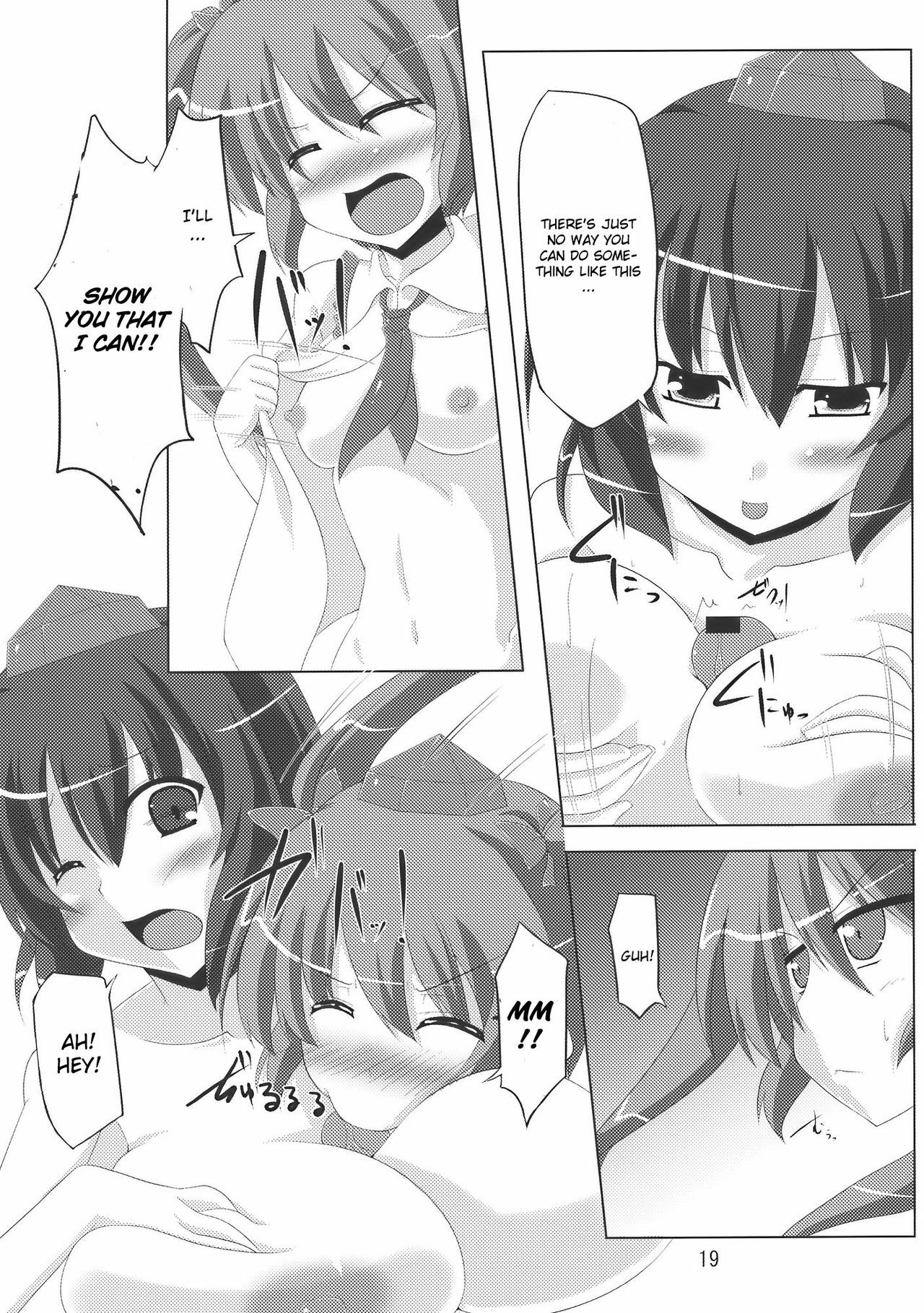 (COMIC1☆4) [Amadeus no Isan (Fujihara Shu, Aoba Shou)] Tengu FEVER (Touhou Project) [English] [CGrascal] page 19 full