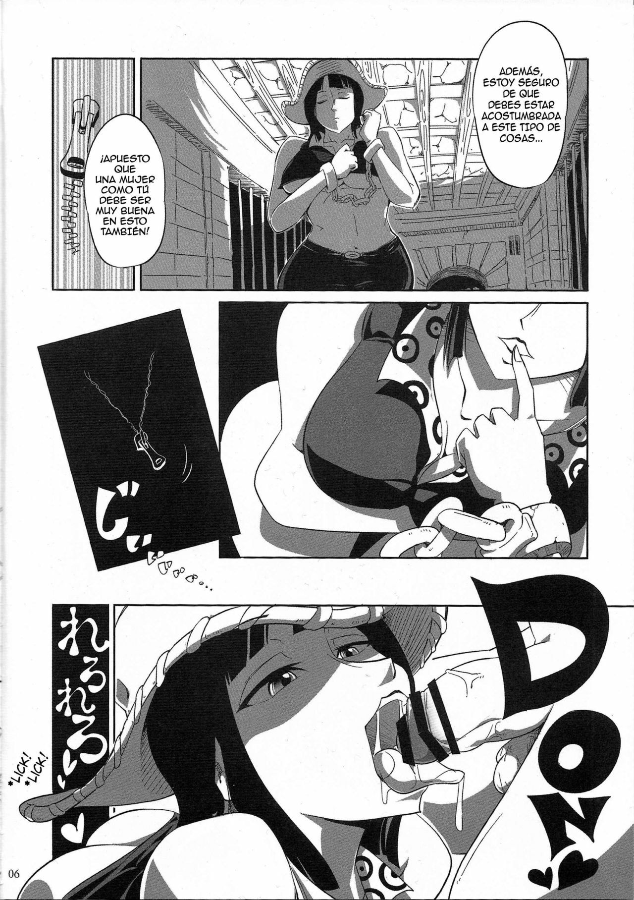 (C77) [Sato Samitt (Satomi Sato)] Pleasure (One Piece‎) [Spanish] [Biblioteca Hentai + BloodHunter] page 5 full