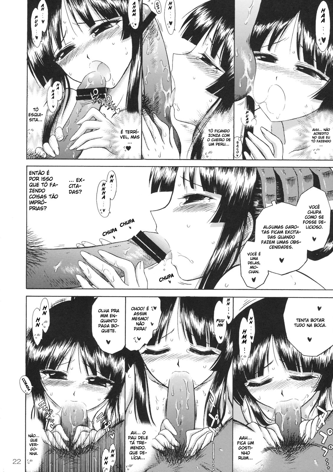 (C76) [Black Dog] Chocolate Disco (K-ON!) [Portuguese] page 21 full