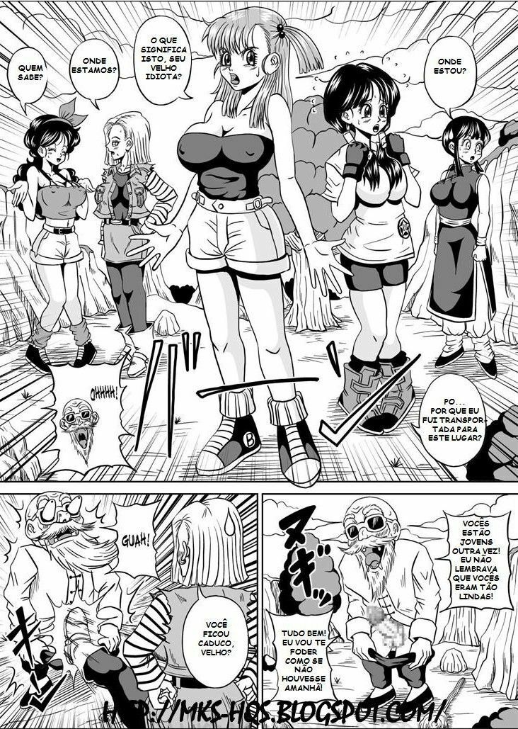 [Pyramid House (Muscleman)] Kame Sennin no Yabou | Mestre Kame (Dragon Ball Z) [Portuguese-BR] [MKS] page 9 full