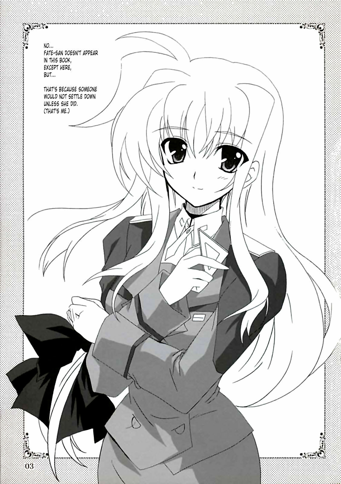 (SC40) [PLUM (Kanna)] Mahou Shoujo MAGICAL SEED No.Due (Mahou Shoujo Lyrical Nanoha) [English] [Tonigobe] page 2 full